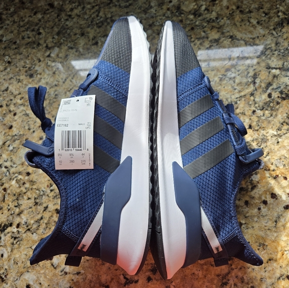 New With Tags Adidas Blue and White Sneakers with Chunky Sole - Picture 6 of 9